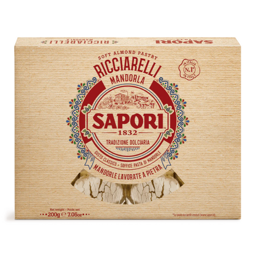 Sapori, Ricciarelli Soft Almond , 7.05oz