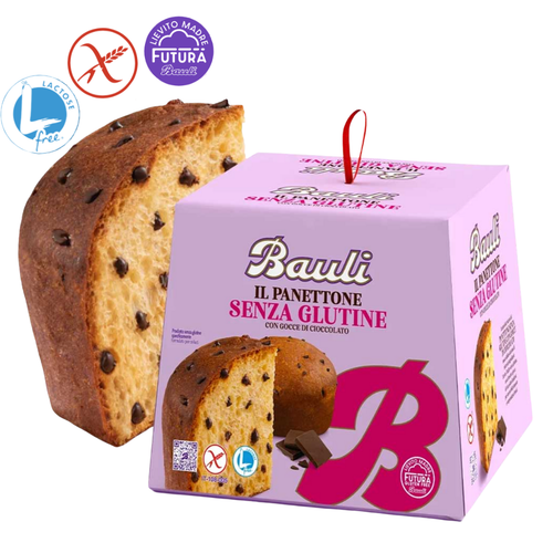 Bauli Panettone Classico Gluten Free with Chocolate Chips, 14.1oz (400g)