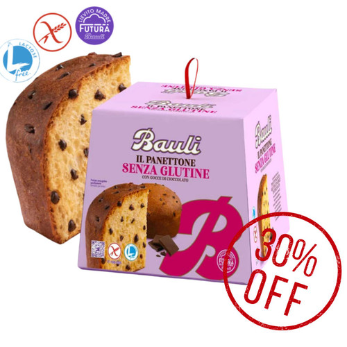 Bauli Panettone Classico Gluten Free with Chocolate Chips, 14.1oz (400g)
