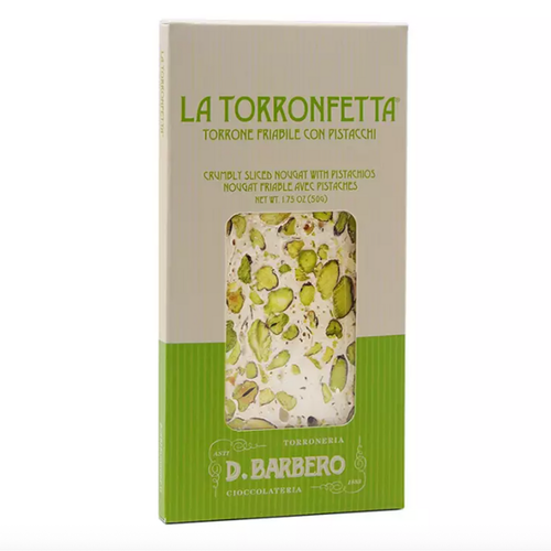 D. Barbero La Torronefetta Crumbly Pistacchio Nougat  50g