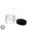 THC 1 oz glass jar - open
