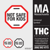 MA - Massachusetts Not For Kids Symbol THC Solutions free download
