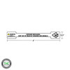 CA Prop 65 tamper evident label - size large 4" X0.5"