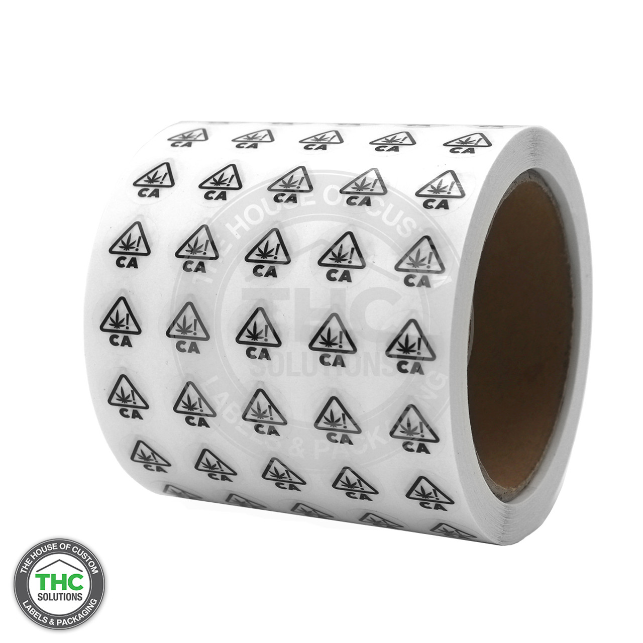 STANDARDCALIFORNIA×CIRCLECIRCLE>SIDELOGO California Symbol Clear Circle Label, 0.625