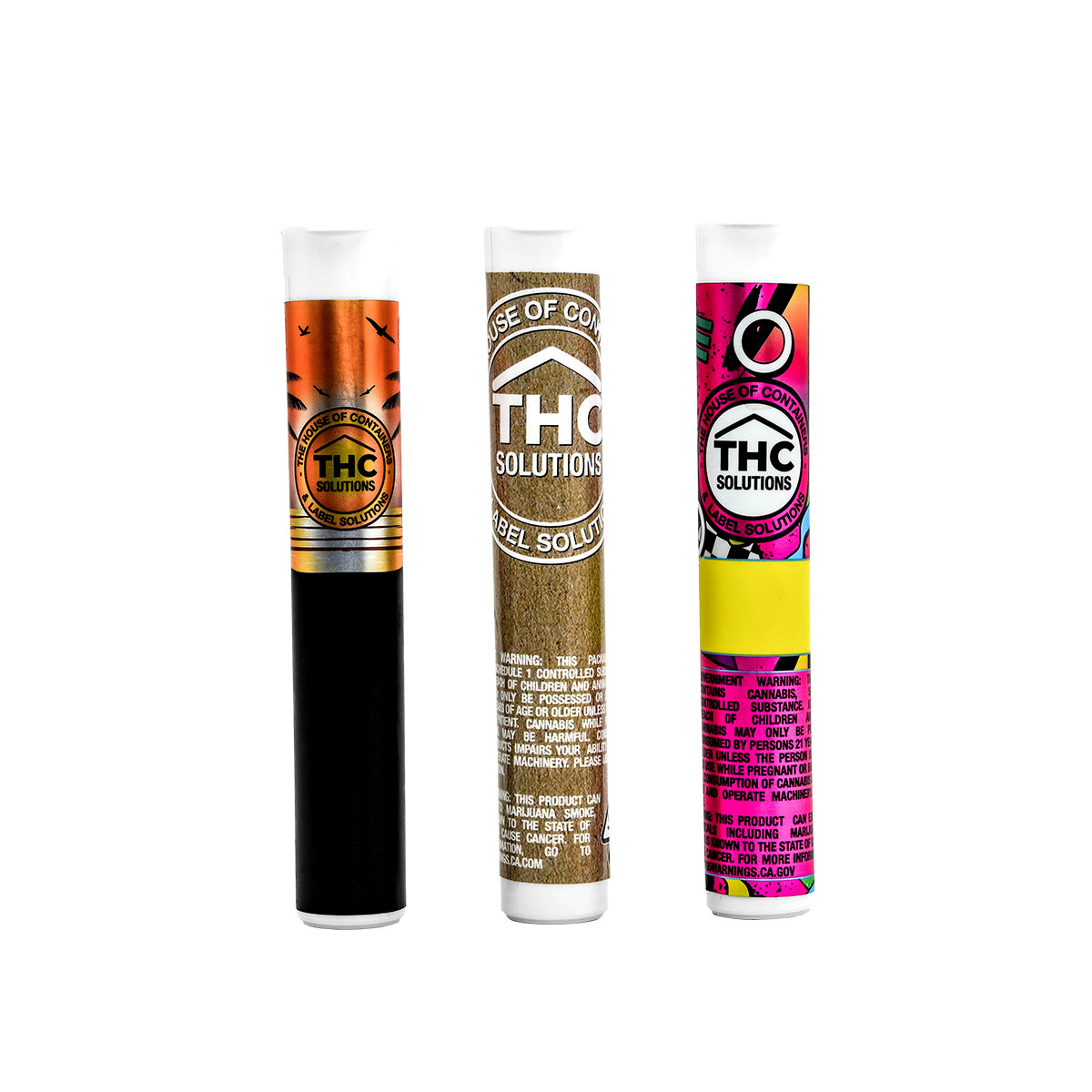 Custom Preroll Tubes Labels