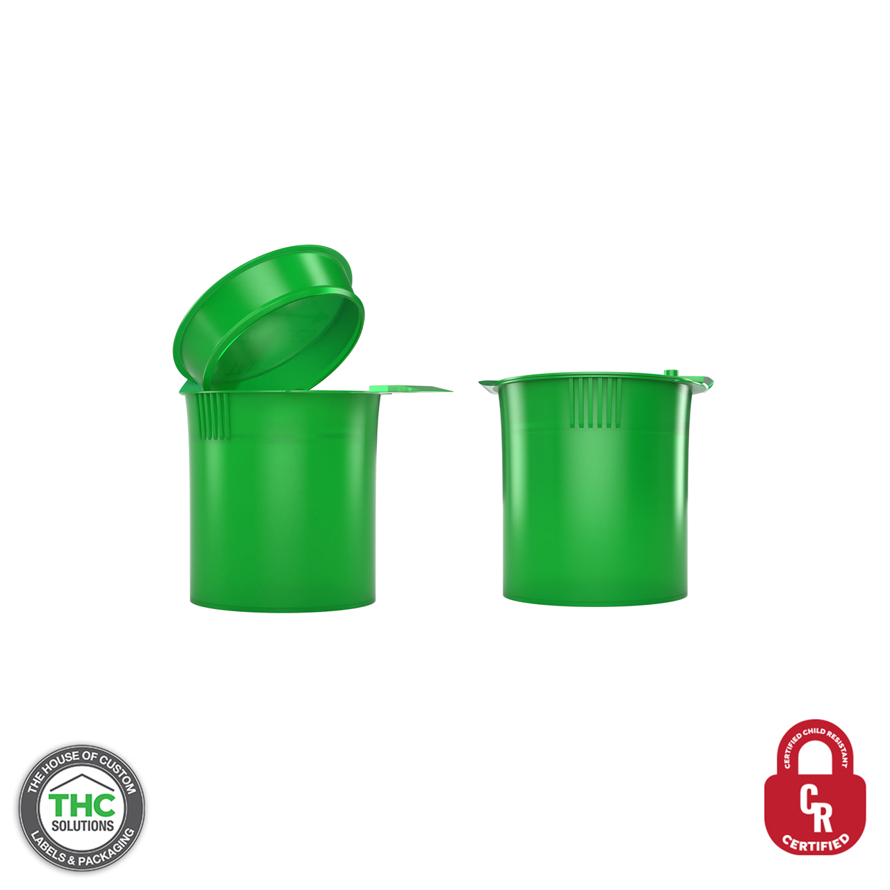 6 Dram Child Resistant Latch Top Pop Top Bottles (300 qty.)