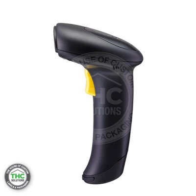 USB 2D Barcode Black Scanner Corded