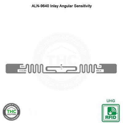 UHF RFID Labels 4"X2" Media 105, Aln9640 Squiggle Inlay Higgs 3 Integrated Circuit UHF RFID Labels 4"X2" Media 105, Aln9640 Squiggle Inlay Higgs 3 Integrated Circuit