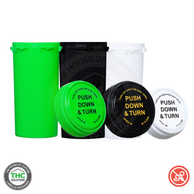 Child Resistant | Hinged Lid Recyclable Tin Containers
