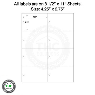 Laser Printable Blank Hang Tags, 4.25" x 2.75" Laser Printable Blank Hang Tags, 4.25" x 2.75"
