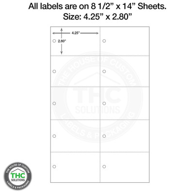 Laser Printable Blank Hang tags, 4.25" x 2.80" Laser Printable Blank Hang tags, 4.25" x 2.80"