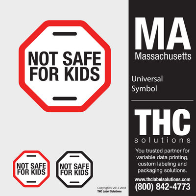 MA - Massachusetts Not For Kids Symbol THC Solutions free download