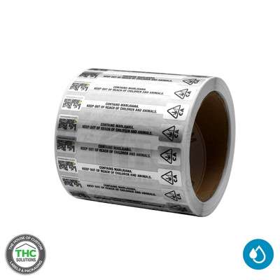 California Prop 65 Tamper Evident Labels - 4" X 0.5" (Large) California Prop 65 Tamper Evident Labels - 4" X 0.5" (Large)