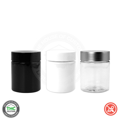 eBottles Glass Child-Resistant Straight Sided Jar