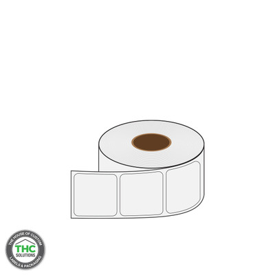 2" X 2" Blank Poly Label (3" Core, 8" Diameter) 2" X 2" Blank Poly Label (3" Core, 8" Diameter)