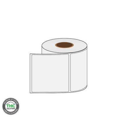3" X 3" Blank Poly Label (1" Core, 5" Diameter) 3" X 3" Blank Poly Label (1" Core, 5" Diameter)