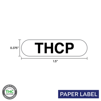THCP Government Warning, Generic Paper Label, 0.375" x 1.5" (Qty 5,000 Per Roll) THCP Government Warning, Generic Paper Label, 0.375" x 1.5" (Qty 5,000 Per Roll)