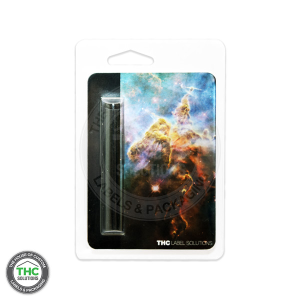 Clear clamshell blister pack for 1ml with custom insert