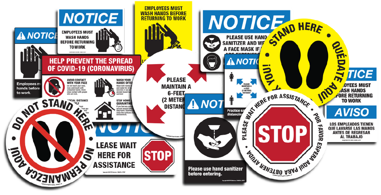 COVID-19 Safety Signs COVID-19 Safety Signs