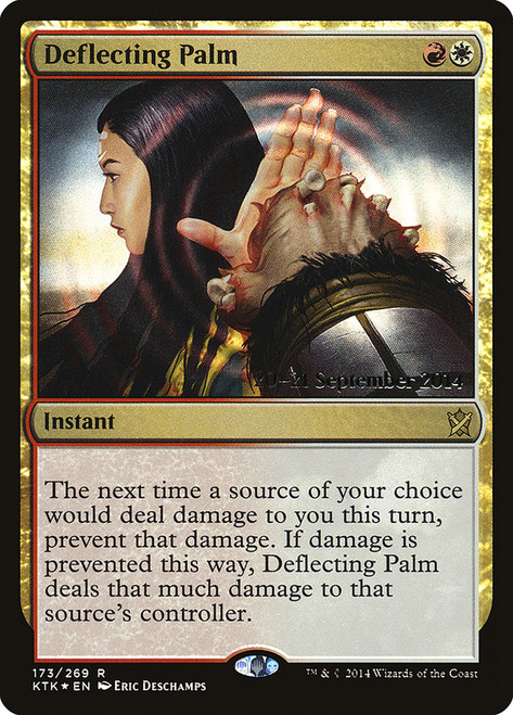Deflecting-Palm-Prerelease-Cards