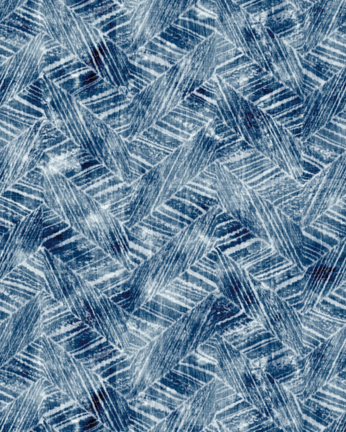 Distressed Herringbone Vinyl Area Rug