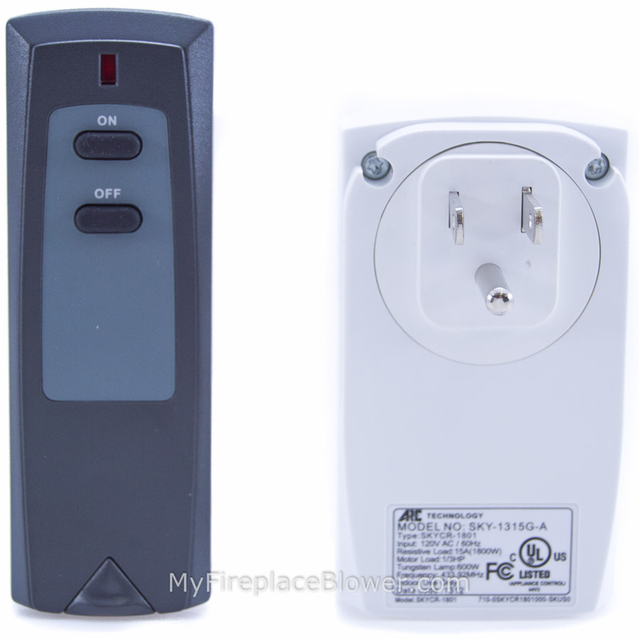 Skytech 1315 G Fireplace Remote Control Kit Myfireplaceblower Com