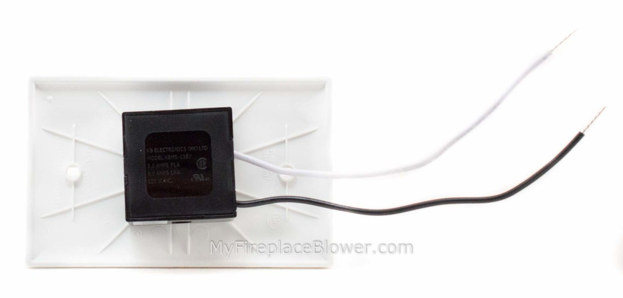 Wall Mounted Fireplace Blower Fan Variable Speed Control Rheostat