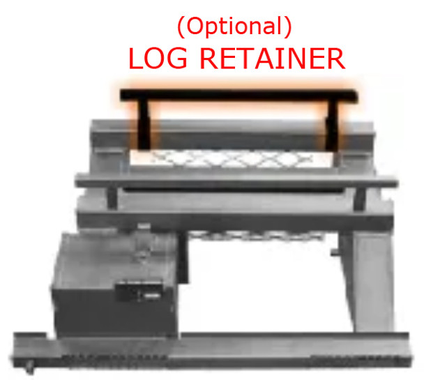Log Retainer - Original Grate Heater  - Wood Fireplace Blower System Installation
