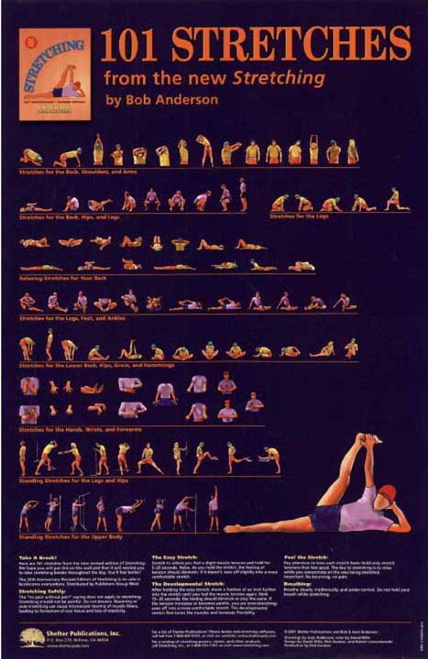 101 Stretches Chart