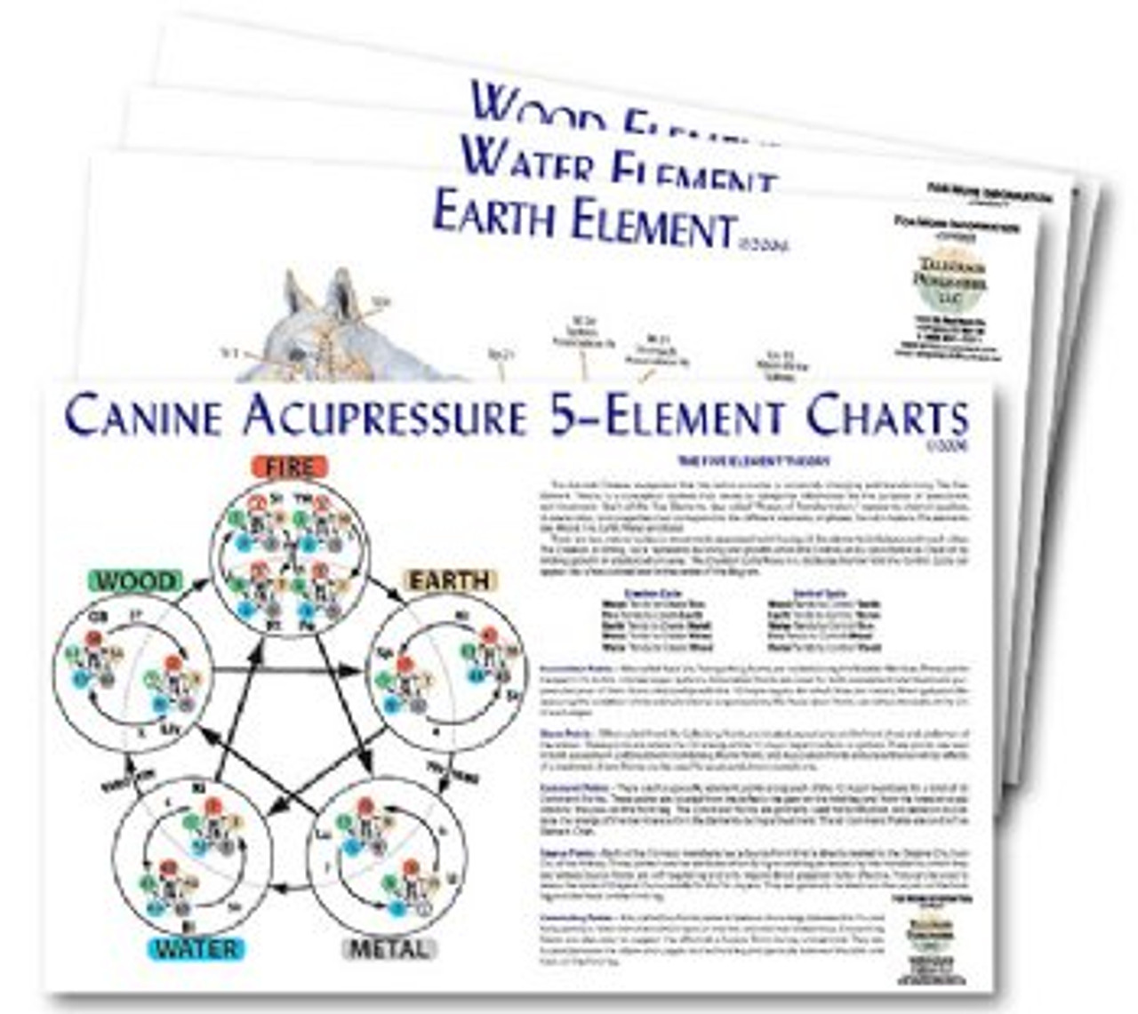Canine 5 Element Chart Set