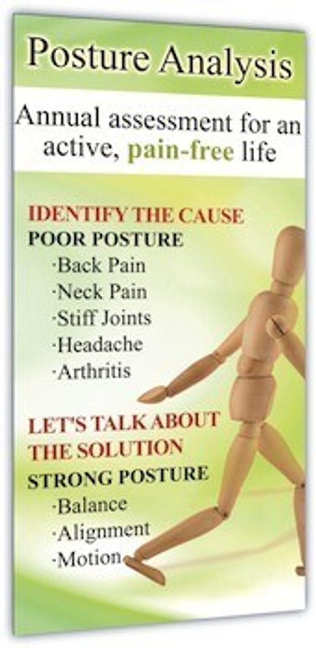 Posture Screening Display Banner- Vertical