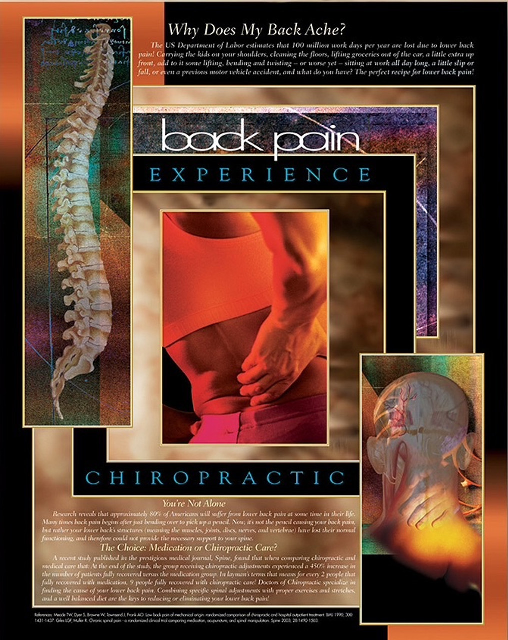 Back pain poster