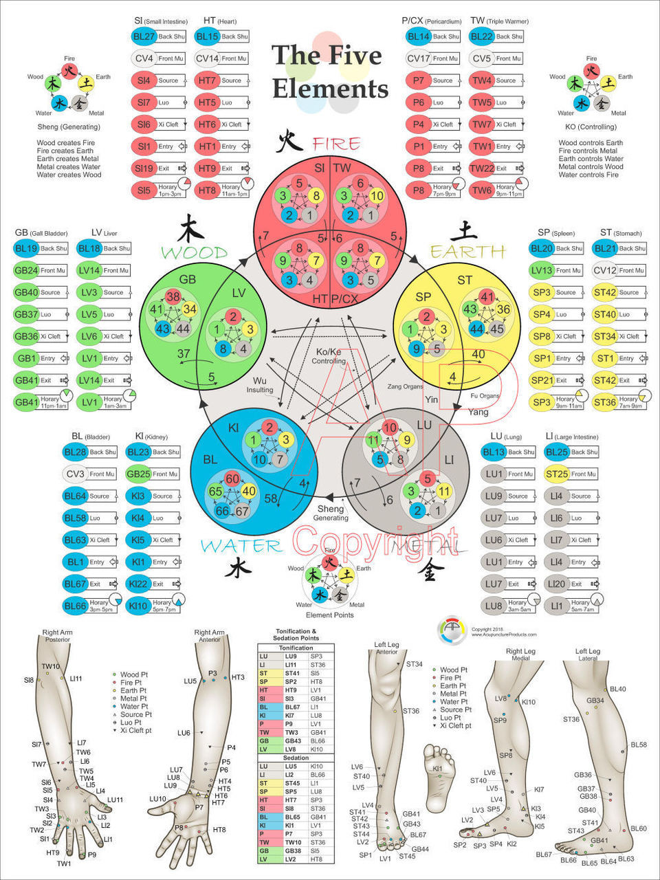 Tcm Five Element Chart