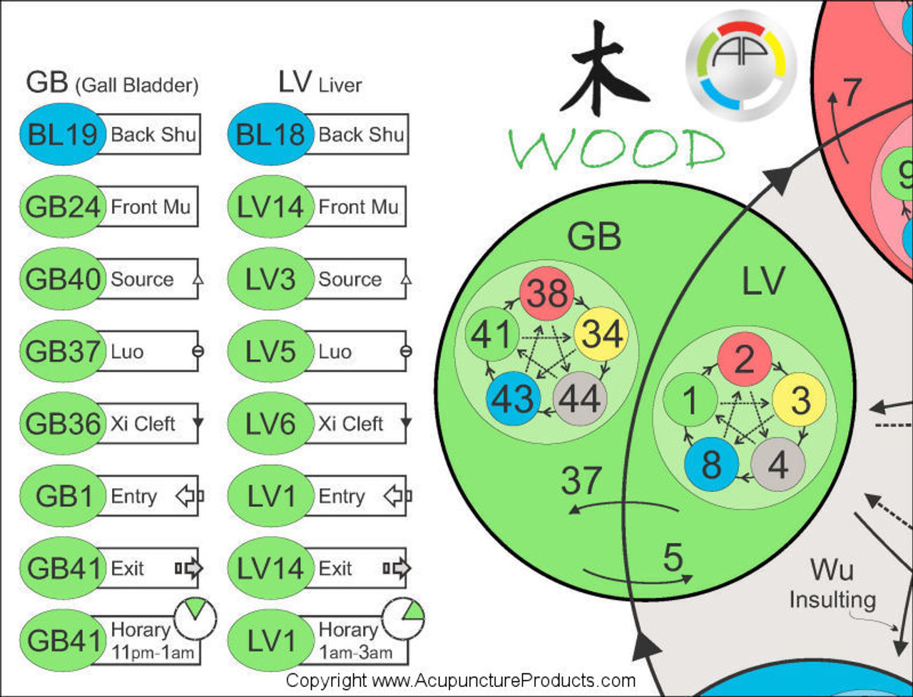 Five Elements Acupuncture Chart