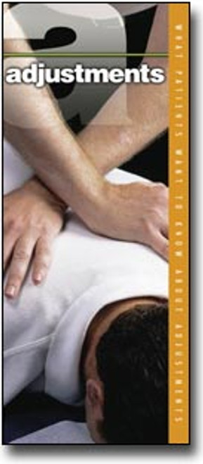 Adjustments Chiropractic Brochure Adjustments Chiropractic Brochure