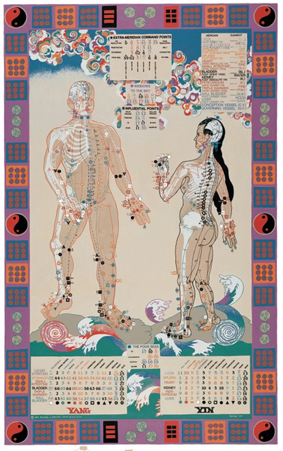 Illustrated Acupuncture Chart