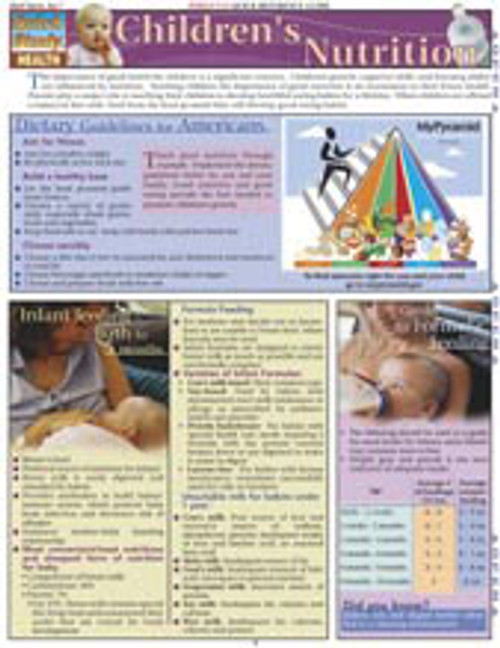 Nutrition Chart for Children Nutrition Chart for Children