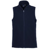 Navy - Front - PF905 - Ladies Plain Micro Fleece Vest - Biz Collection