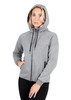 F360UN - LADIES/JUNIOR 320GSM SOFT COTTON BONDED POLAR FLEECE HOODIE