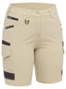 Stone - Front - BSHL1332 - Women's Flx & Move 4-Way Stretch Zip Cargo Short