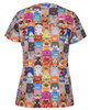 Cats & Dogs - Alternate - 4STP1 - JB's Ladies Scrub Top Printed