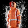 ZJ620-AU - Mens Hi Vis X Back Heavy Duty Waterproof Jacket