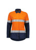 ZW170 - Womens Orange Flame Lightweight Ripstop Taped Shirt