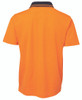 Orange / Navy - Alternate - 6NCCS - JB's HV Non Cuff S/S Cotton Back Polo -2Xs