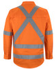 Orange - Alternate - 6DCBL - JB's HV (D+N) L/S 150G Cross Back Tape Shirt -Xs