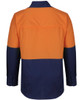 Orange / Navy - Alternate - 6HNRL - JB's HV L/S Ripstop Fishing Shirt
