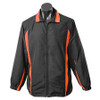 1604AP - Mens Eureka Jacket Tracktop - Black/Orange