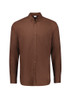 Rust - Front - S421ML - Mens Soul Long Sleeve Shirt