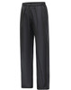 Black - Front - HP02 - Light Weight Nylon Waterproof Rain Pants