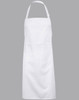White - Front - AP03 - Bib apron w70xh86cm